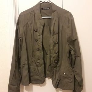 Maurices navy green jacket